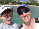 Jack and Graham on the water bike - Jack and Graham on the water bike<div style='float: right;'>[2012:04:12 16:24:10] [P1000644.JPG]</div>