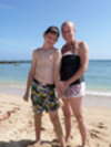 Sarah and Jack on Waikiki beach - Sarah and Jack on Waikiki beach<div style='float: right;'>[2012:04:14 16:31:46] [P1000814.JPG]</div>
